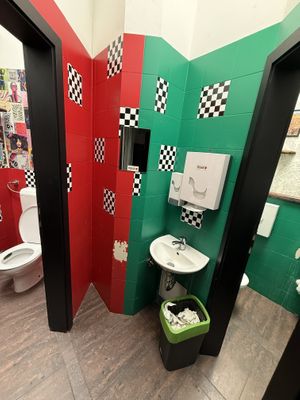 Toilet   at Kavarna Tiskarna in Ljubljana