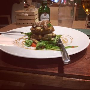 A pretty seitan heavy dish this, the name escapes me at Bioesseri in Palermo