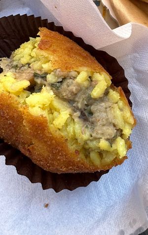 Arancina Funghì  at kePalle - Via Maqueda in Palermo
