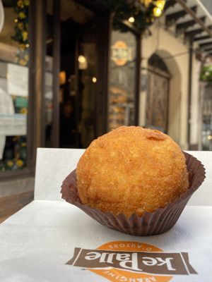 Vegan option with mushrooms at kePalle - Via Maqueda in Palermo