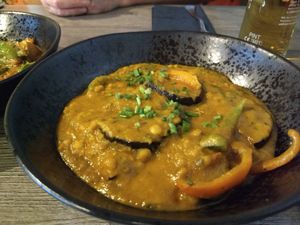 Beigan kathraki achar at Indi-Yang in Torquay