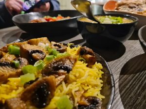 Mushroom rice at Indi-Yang in Torquay