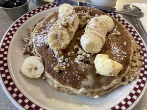 Banana Walnut Panckes  at St Francis Fountain and Candy in San Francisco