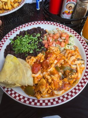 Tofu Rancheros at St Francis Fountain and Candy in San Francisco