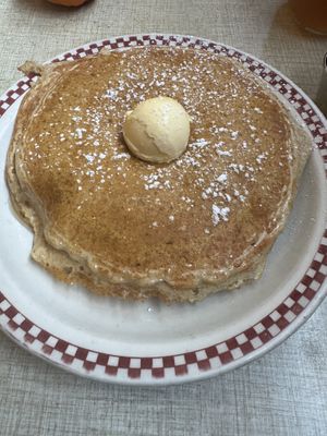Vegan pancakes…delicious   at St Francis Fountain and Candy in San Francisco