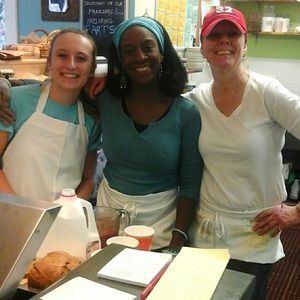 The deli makes the best tempeh ruben panini at The Old Creamery Co-Op in Cummington