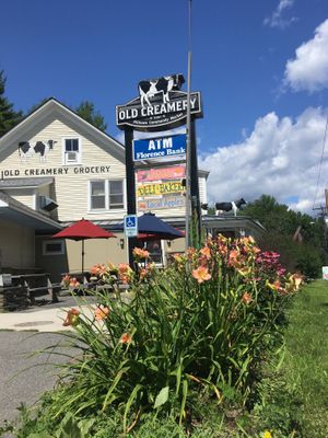 A beautiful summer day at The Old Creamery Co-Op in Cummington