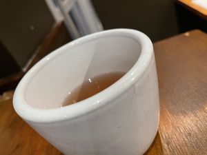Tea while waiting for takeout   at Cocoron in New York City