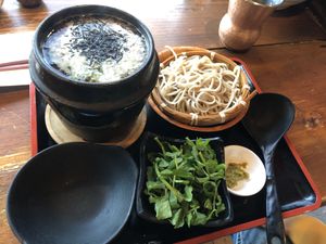 Nameko oroshi dip soba (vegan)   at Cocoron in New York City