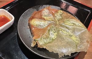 Grilled veggie gyoza  at Cocoron in New York City