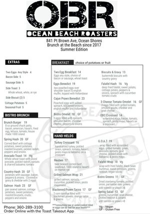  at Ocean Beach Roasters in Ocean Shores