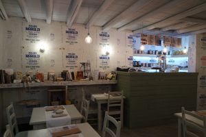 Inside restaurant at Pomo - La Pasta Bio Italiana in Lagos