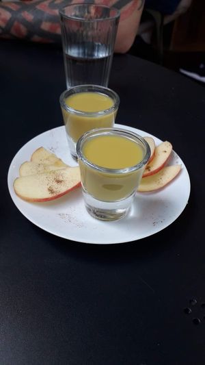 Ginger shot at The Green Moustache in North Vancouver