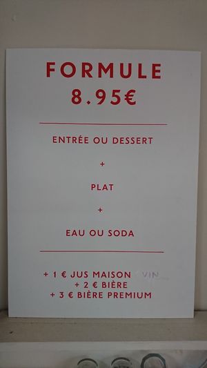 Il y a aussi une formule à 10,95 avec dessert et entrée at Vivotto Caffe in Avignon