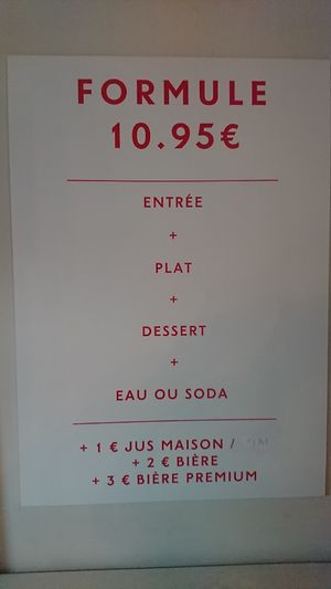 La formule à 10,95 at Vivotto Caffe in Avignon
