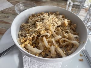 Kimchi noodles  at Vega in Tintagel