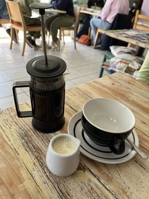 Coffee with Soymilk   at Vega in Tintagel