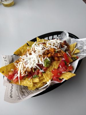 Vegan nachos at Papagayo in Torremolinos