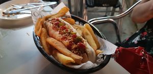 Vegan Hot Dog Soya at Papagayo in Torremolinos