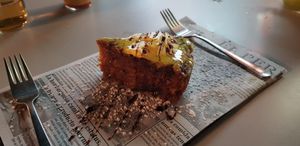 Vegan Carrot Cake at Papagayo in Torremolinos