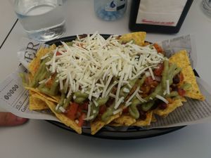 Vegan nachos at Papagayo in Torremolinos