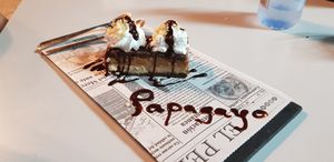 Tarta de Schnickers Vegan at Papagayo in Torremolinos