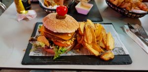 Hamburguesa Mejicana Vegana at Papagayo in Torremolinos