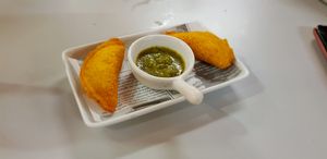 Tapa vegana at Papagayo in Torremolinos