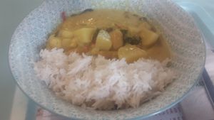 Potato mangold curry at Andy Green in Ingolstadt