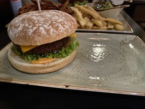 Classic vegan burger  at Hans im Glück in Ingolstadt