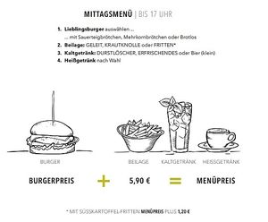 Lunch special at Hans im Glück in Ingolstadt