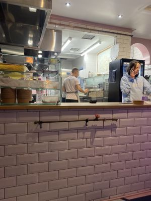 Counter   at Dough Pizza - Clerk St in Edinburgh
