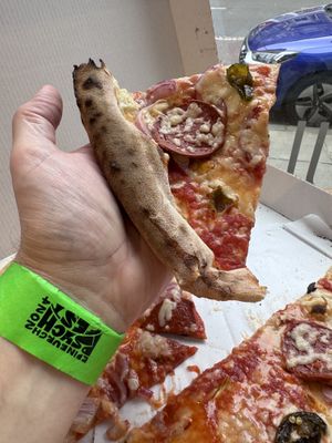 Vegan pepperoni   at Dough Pizza - Clerk St in Edinburgh