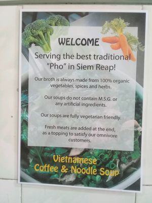 it's all good! at Vietnamese Coffee & Noodle Soup in Siem Reap