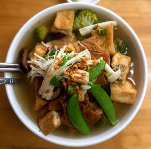 Vegan Rice Noodle  at Vietnamese Coffee & Noodle Soup in Siem Reap
