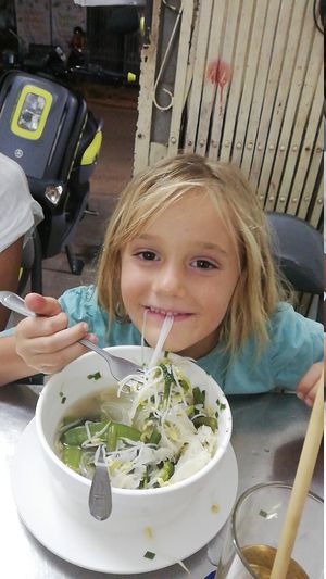 Mhhh lecker at Vietnamese Coffee & Noodle Soup in Siem Reap