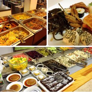 Saturday buffet  at Loving Hut in Valencia