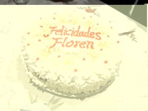 Feliz cumpleaños  at Loving Hut in Valencia