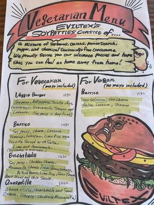 Vegetarian Menu  at EvilTex in Takayama