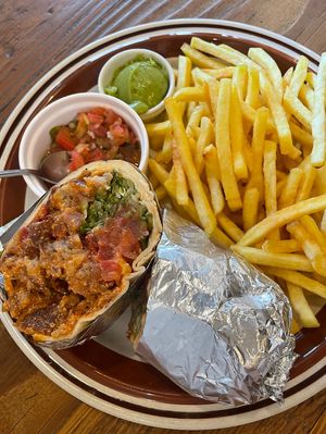 Vegan burrito🌯  at EvilTex in Takayama