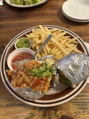 Vegan burrito  at EvilTex in Takayama