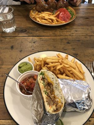 Vegetarian Burrito at EvilTex in Takayama