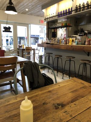 Only four tables  at EvilTex in Takayama