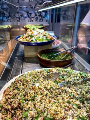 Beautiful and delicious salads at Botanica in Teneriffe