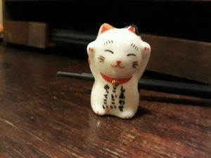 The cat theme  at Zi Tien Ye Cai Wu - Yasai ya in Hsinchu