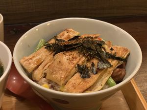 Garlic rice  at Zi Tien Ye Cai Wu - Yasai ya in Hsinchu