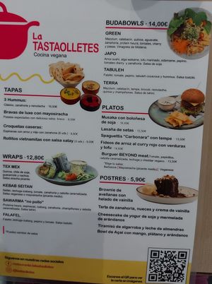 Menu September 2023 at La Tastaolletes in Valencia