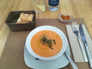 Salmorejo  at La Tastaolletes in Valencia