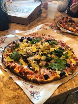 Vegan ❤️ at PizzaRev in Sioux Falls