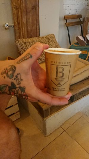 mmmm coffee :) at BEAT Brew Bar in Valencia